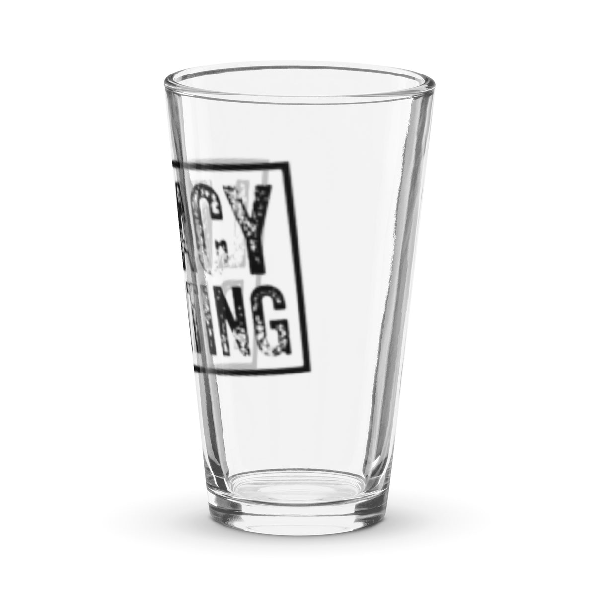Shaker pint glass