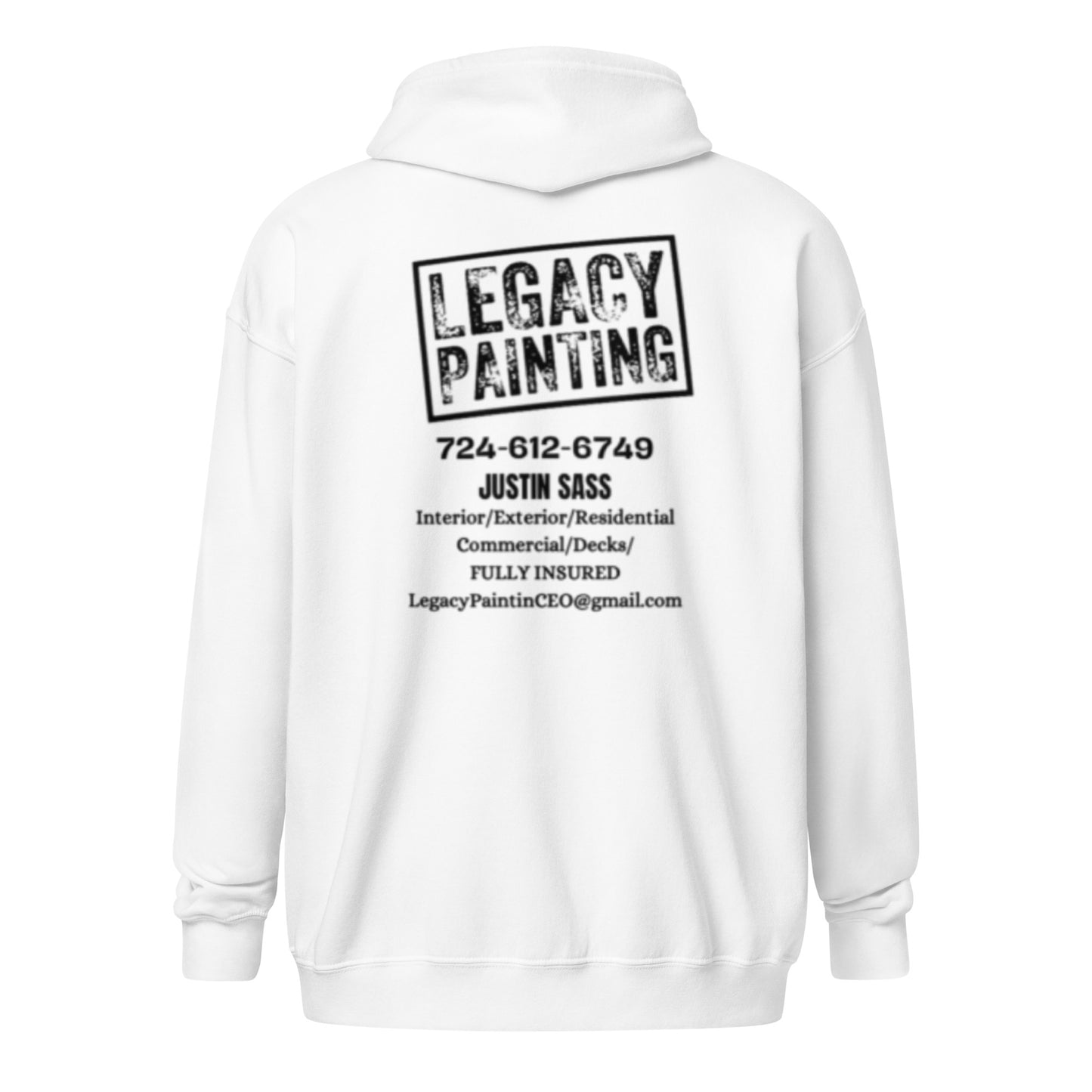 Unisex heavy blend zip hoodie