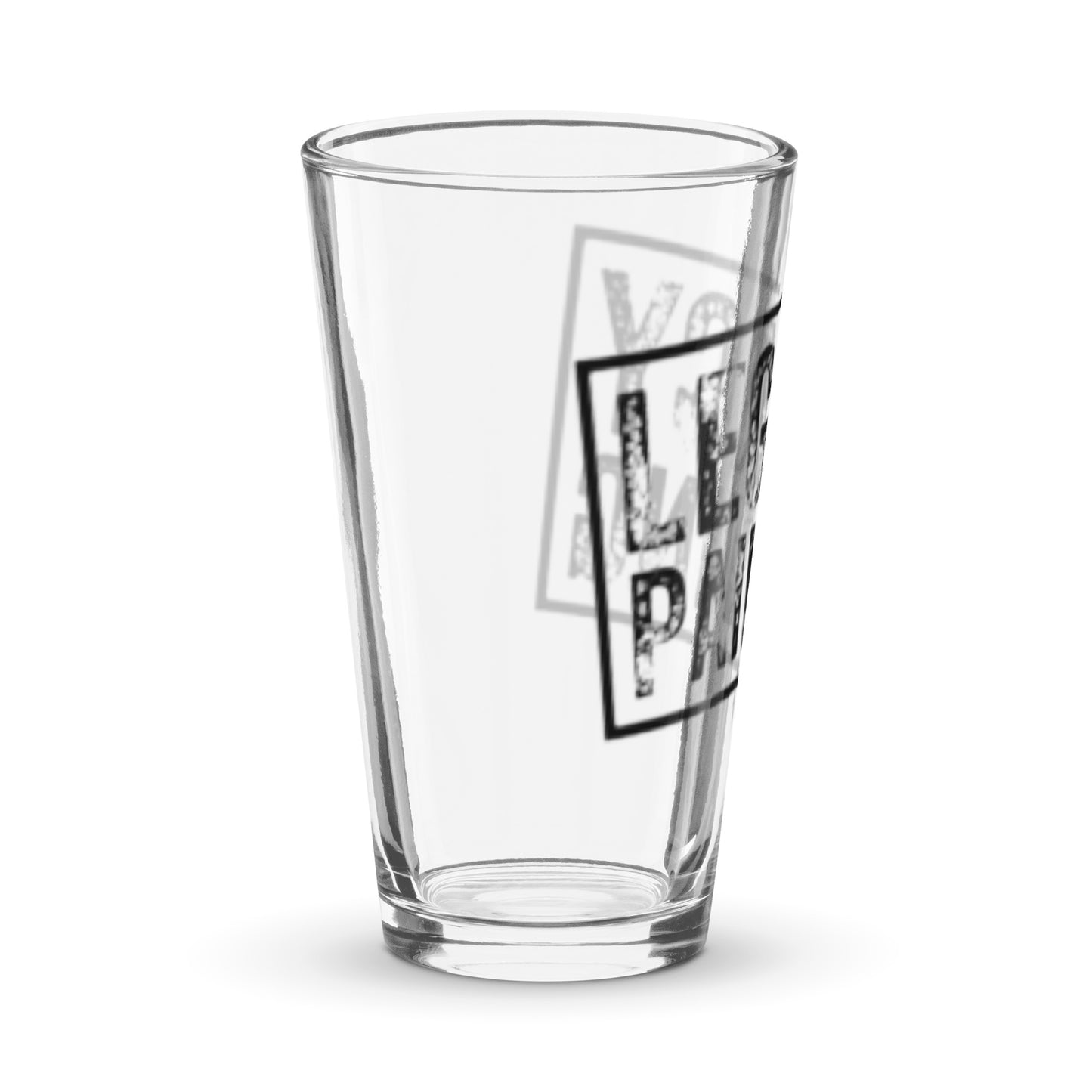 Shaker pint glass