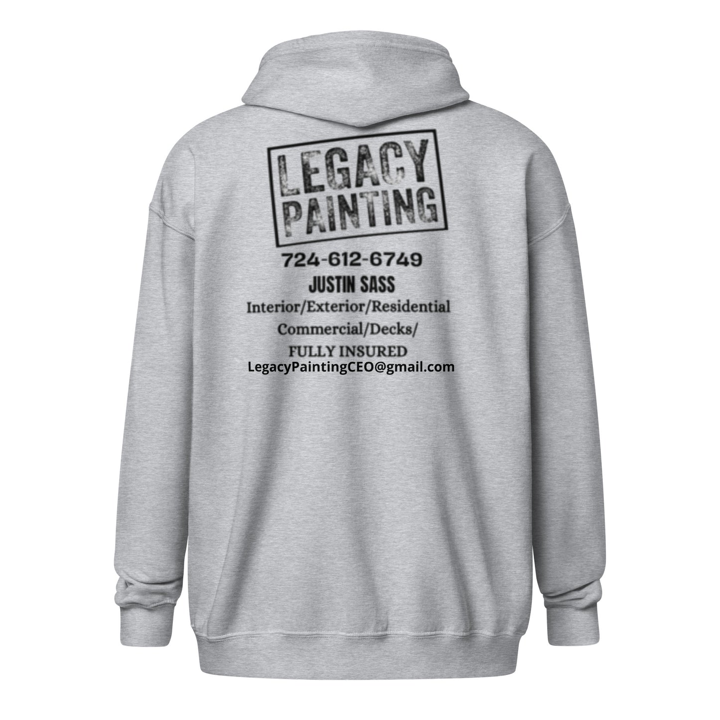 Unisex heavy blend zip hoodie