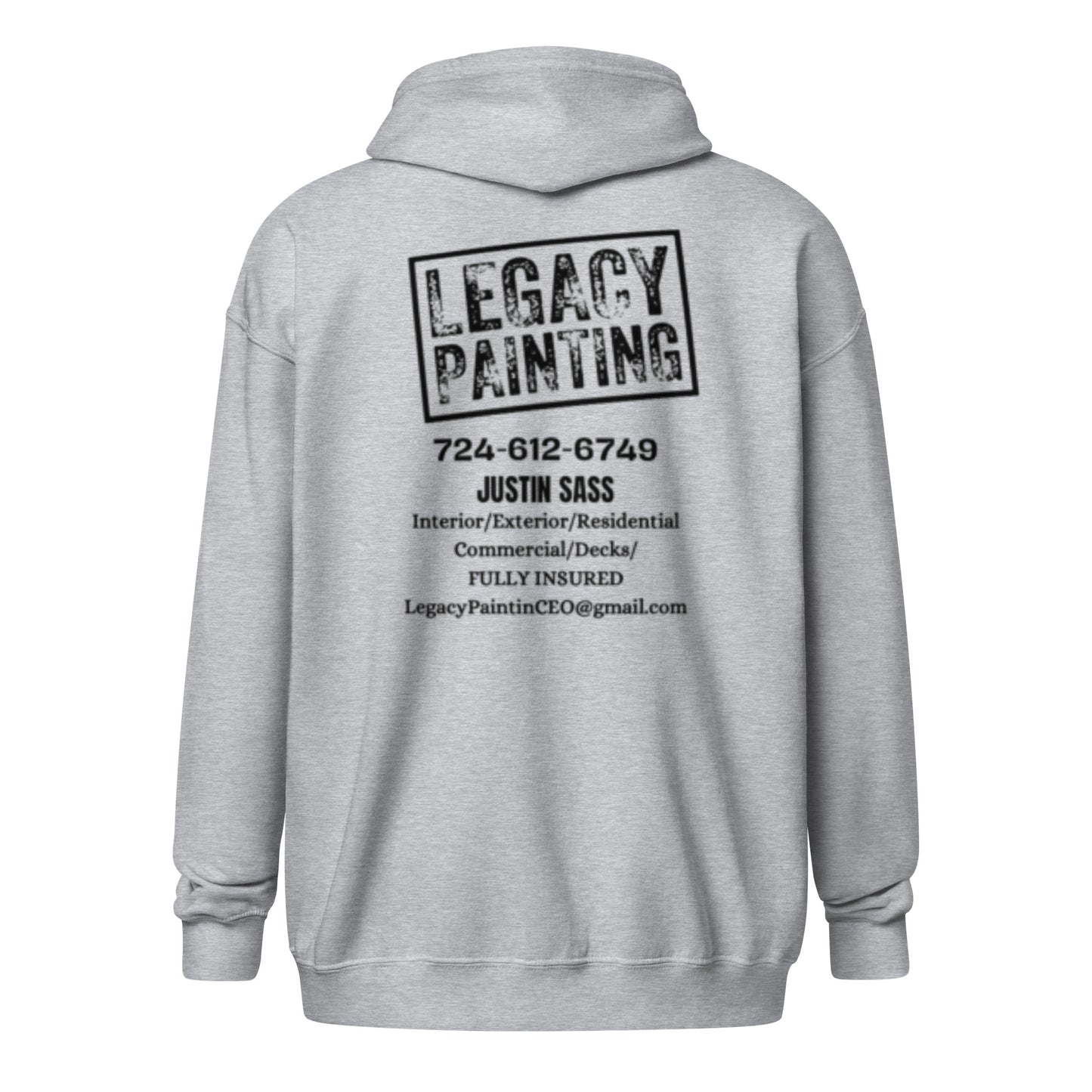 Unisex heavy blend zip hoodie